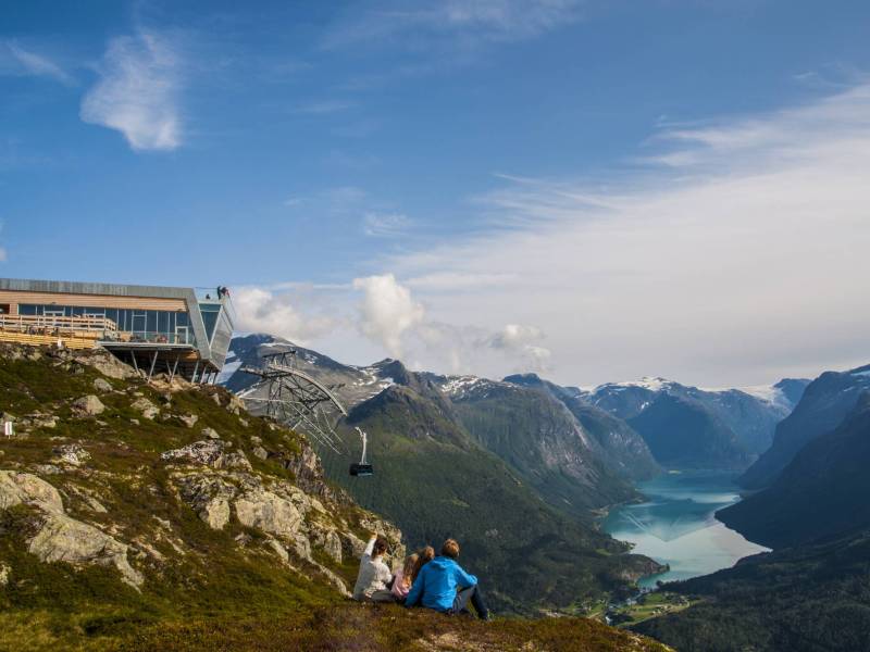 The view of Loen Skylift