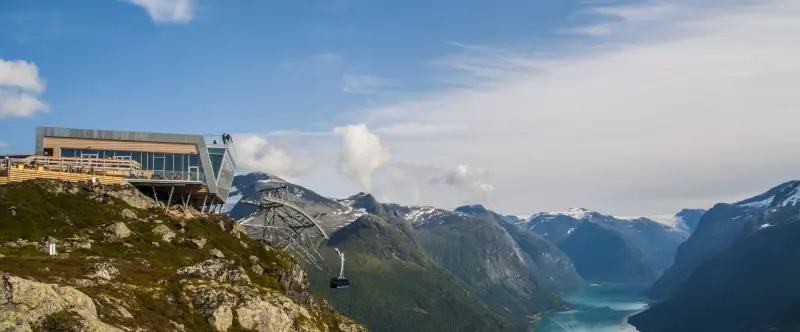 People on the top of a mountain